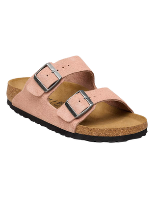 SANDALO ARIZONA IN PELLE SCAMOSCIATA - PINK CLAY 1031651-S PINK CLAY BIRKENSTOCK 