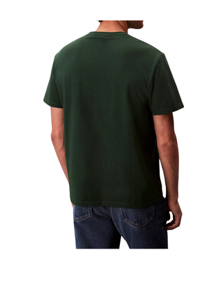 T-SHIRT UOMO MANICA CORTA IN COTONE - VERDONE LV04RB862G LLG CALVIN KLEIN 