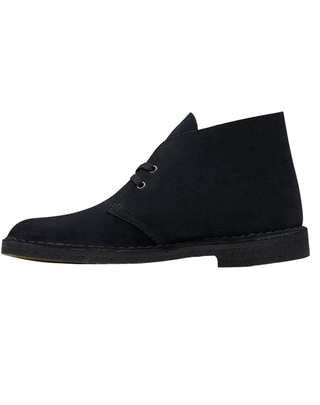 DESERT BOOT CAMOSCIO NERO 26155480 NERO CLARKS 
