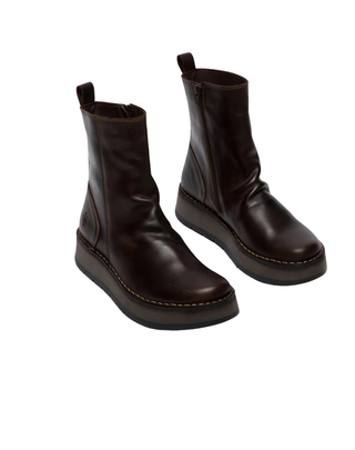 STIVALETTO DONNA CON ZIP "RENO053FLY" - MARRONE SCURO P211053001 RD FLY LONDON 