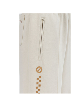 PANTALONE DONNA IN MISTO COTONE " WILLO " - BEIGE WILLO JOGGING BEIGE NO NAME 
