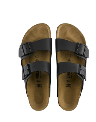 SANDALO UNISEX "ARIZONA" IN BIRKO-FLOR® - NERO