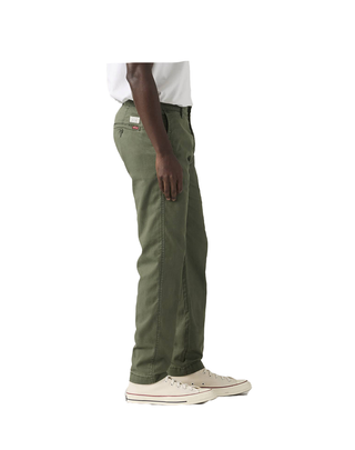 PANTALONI CHINO UOMO IN MISTO COTONE E LINO - VERDE 17196-0197 U LEVI'S 