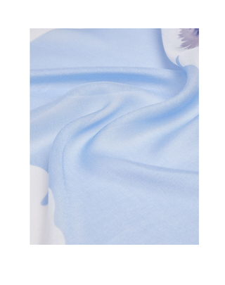 FOULARD 120X120 STAMPA ORCHIDEA - AZZURRO 2A6050T2738 53932 LIU JO 