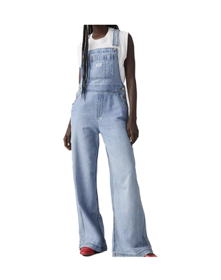 SALOPETTE DONNA IN DENIM CHIARO OVERSIZE 001V0-0000 U LEVI'S 