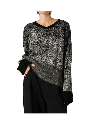 MAGLIONE DONNA TAGLIO SCATOLETTA SALE E PEPE M469AT MA001 MANILA GRACE 