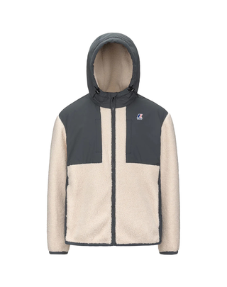 PILE UNISEX "SAMSON 4.0 ORSETTO" - PANNA/GRIGIO K5122SW B03 K-WAY 