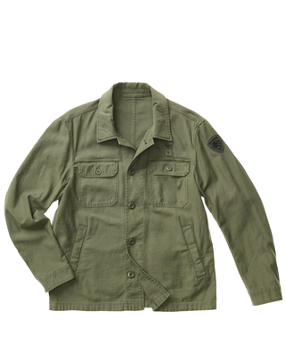 GIACCA CAMICIA UOMO "GOODALE DYED " - VERDE BLUC04118 694 BLAUER 