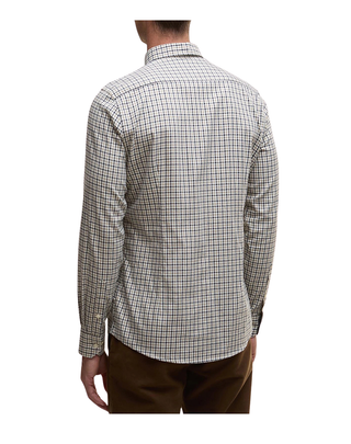 CAMICIA UOMO TAILORED FIT " PADSHAW " -  WASHED STONE MSH5027 ST17 BARBOUR 