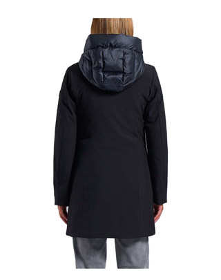 PIUMINO LUNGO IN SOFTSHELL " MIRE 3.0 " - BLACK MIRE 206XXP CIESSE PIUMINI 