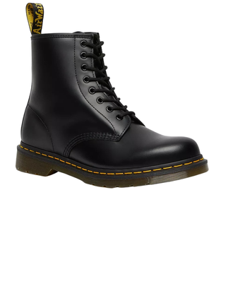 STIVALETTI STRINGATI NERI " 1460 " IN PELLE SMOOTH<BR/> 11822006 BLACK DR.MARTENS 