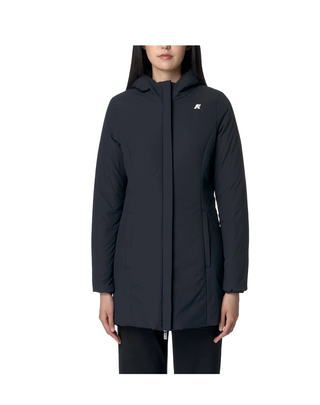 GIACCA DONNA DENISE ST WARM DOUBLE - NERO/BLU K6128UW A3C K-WAY 