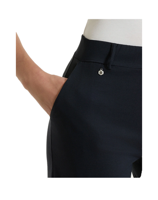 PANTALONE A GAMBA LARGA IN TESSUTO SUPER FRESH - NERO DP23P4 020 RAGNO 