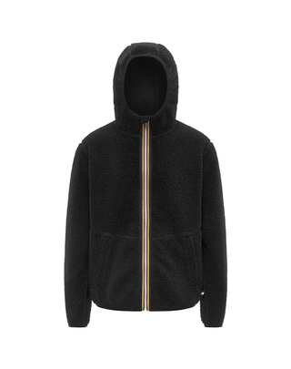 GIUBBINO UOMO JACK SHERPA POLAR REVERSIBLE - NERO K3132NW AVA K-WAY 