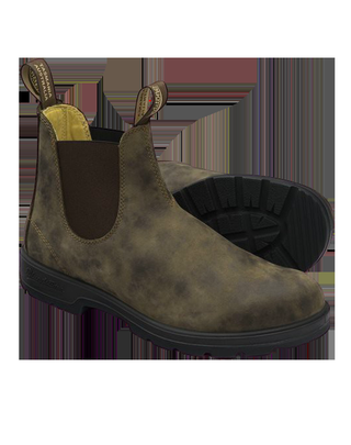 STIVALETTI UNISEX "585 RUSTIC LEATHER " - BROWN