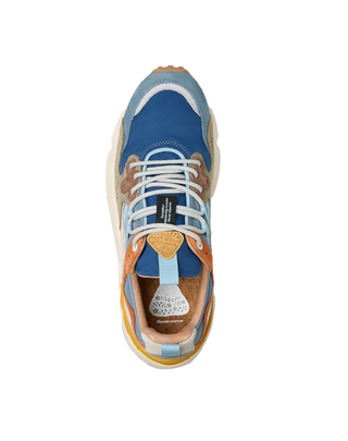 SNEAKERS "YAMANO 3 UNI" - AZZURRO ORANGE 001-2017818-01 1B13 FLOWER MOUNTAIN 
