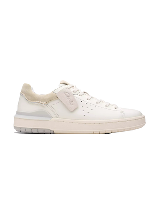 SNEAKERS UOMO IN PELLE BIANCA  " COURTLITE 2 RUN " 26181 325 CLARKS 