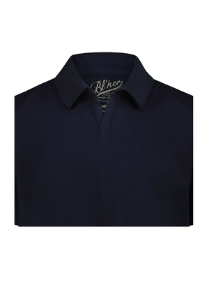 POLO SKIPPER LONG ISLAND IN COTONE FIAMMATO - NAVY 2006 N BL'KER 