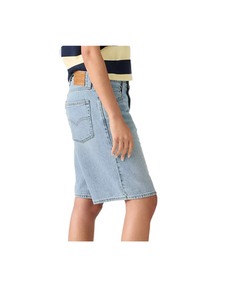 SHORT DONNA IN DENIM CHIARO "BAGGY DAD" 000MJ-0017 U LEVI'S 