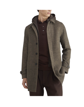 CAPPOTTO UOMO SPIGATO " MARTINEZ " - TESTA DI MORO A313MARTINEZL099 299 at.P.CO 