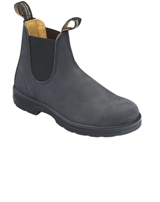 STIVALETTI UNISEX "587"  IN PELLE - RUSTIC BLACK