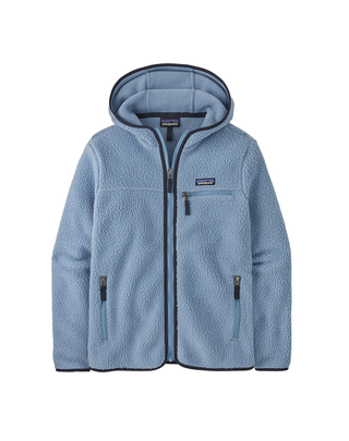 PILE DONNA FULL ZIP CON CAPPUCCIO - BARNACLE BLUE 22806 BNLB PATAGONIA 