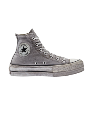 SCARPE DONNA " CUCK TAYLOR ALL STAR PLATFORM "- MSOKED CANVAS 563113C LTD WHITE SMO CONVERSE 