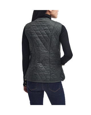 GILET DONNA "BETTY" A V - VERDE LLI0003 OL71 BARBOUR 