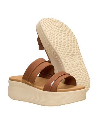 SANDALO DA DONNA AUTIN SLIDE  CLASSIC - COGNAC HD.45256 21N HEY DUDE 
