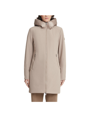 PIUMINO LUNGO IN SOFTSHELL " MIRE 3.0 " - BEIGE MIRE 737XP CIESSE PIUMINI 