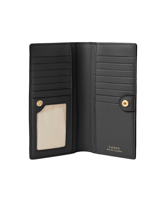 PORTAFOGLIO IN VERA PELLE - BLACK 432802917 009 RALPH LAUREN 