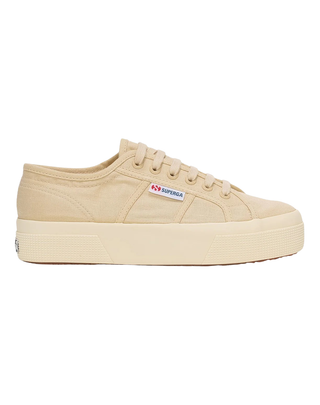 SNEAKERS DONNA "2740 PLATFORM LINEN" - BEIGE S5133TW A06 SUPERga 