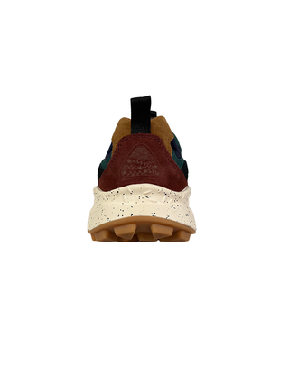SNEAKERS UOMO "YAMANO 3" - MARRONE/BLU 2017818-01 2B32 FLOWER MOUNTAIN 