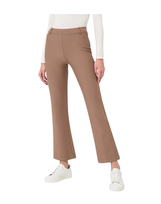 PANTALONE DONNA FLARE CROPPED - PINE BARK DE72PM 950 RAGNO 