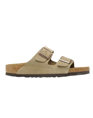 SANDALI "ARIZONA" IN PELLE SCAMOSCIATA - TAUPE 051463 TAUPE BIRKENSTOCK 