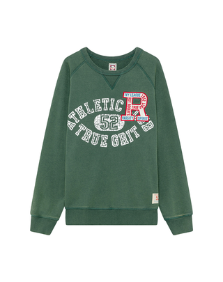 FELPA UOMO GIROCOLLO ATHLETIC CLUB - VERDE CREW NECK ATLETIC CLUB GREEN ROY ROGERS 