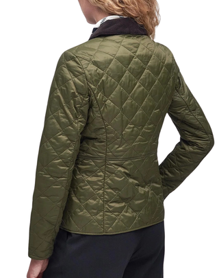 GIACCA DONNA TRAPUNTATA " DEVERON " - OLIVE