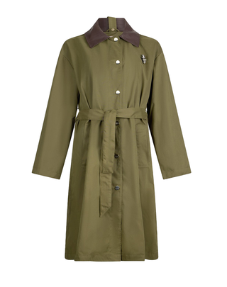 PARKA LUNGO CON CINTURA - VERDE MF5083T108A 90512 LIU JO 