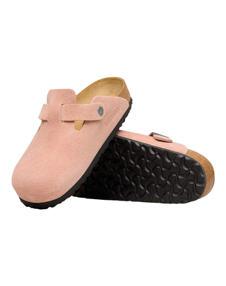 SABOT BOSTON IN PELLE SCAMOSCIATA - PINK CLAY 1031635-S PINK CLAY BIRKENSTOCK 