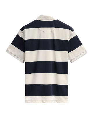 POLO UOMO MANICA CORTA CAMPBELL - WHITE NATURAL-NAVY 731383W A08 SEBAGO 