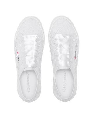 SNEAKERS DONNA "2740 FLOWER MACRAME" -WHITE S2136QW A0A SUPERga 
