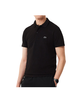 POLO UOMO IN MISTO COTONE REGULAR FIT - BLACK DH5522 031 LACOSTE 