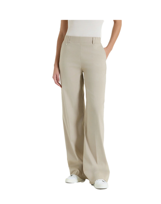 PANTALONE A GAMBA LARGA IN TESSUTO SUPER FRESH - CROCKERY DP23P4 C84 RAGNO 