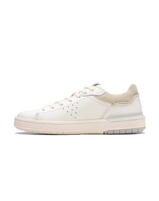 SNEAKERS UOMO IN PELLE BIANCA  " COURTLITE 2 RUN " 26181 325 CLARKS 