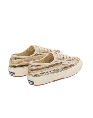 SNEAKERS "2750 RAFFIA" - BEIGE WEAVING S5133SW A0E SUPERga 