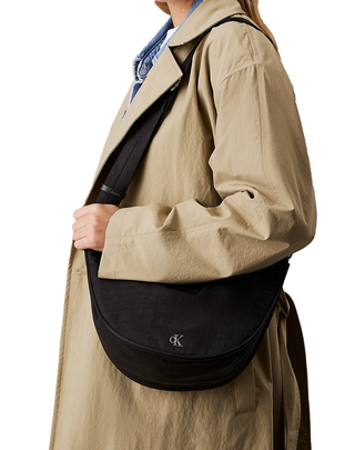 BORSA IN NYLON RICICLATO - NERO
