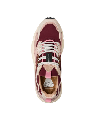SNEAKERS DONNA "YAMANO 3" - ROSA/BORDEAUX 2017817-01 2M15 FLOWER MOUNTAIN 