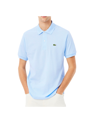 POLO UOMO L1212 ORIGINAL - CELESTE 1212 T01 LACOSTE 