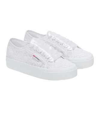 SNEAKERS DONNA "2740 FLOWER MACRAME" -WHITE S2136QW A0A SUPERga 