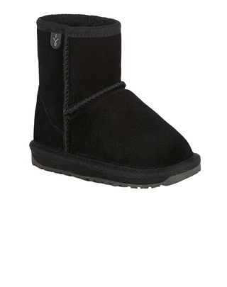 STIVALETTO BAMBINO WALLABY MINI TEENS - NERO T10103 BLACK EMU 